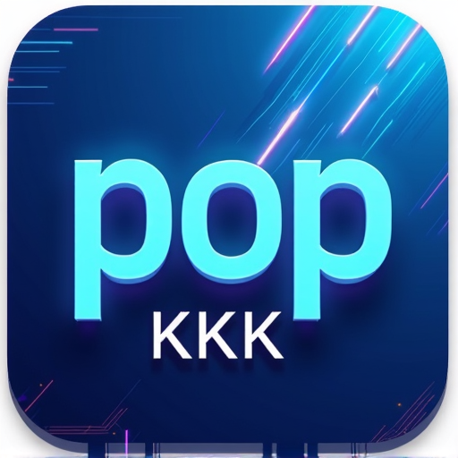 Imagem promocional da popkkk mostrando a plataforma e suas vantagens